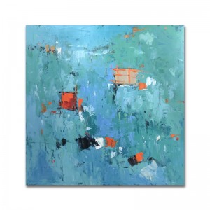 Ручная роспись масляной живописи квадратный холст абстрактный рисунок дома украшения для гостиной искусства Другие картины Cuadro